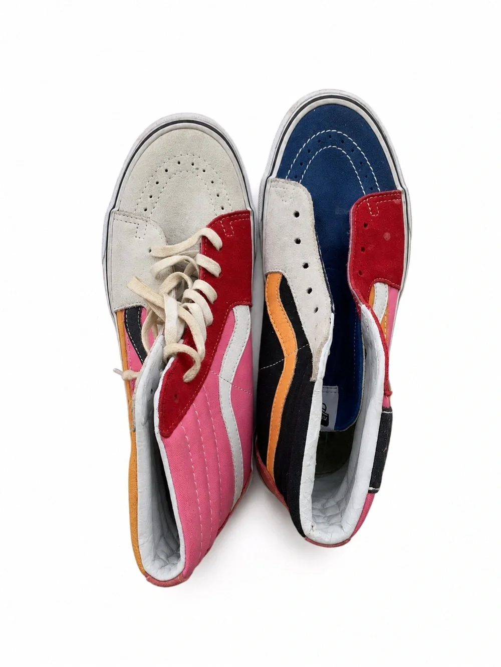 Vans SK8-Hi Patchwork Multi Color Unisex Sneakers Men’s 8 Women’s 9.5